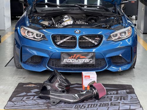 kasus perusahaan terbaru tentang BMW M2 3.0T F87 Equipped with EDDY Carbon Fiber Air Intake Box Kit, Performance Upgraded Again