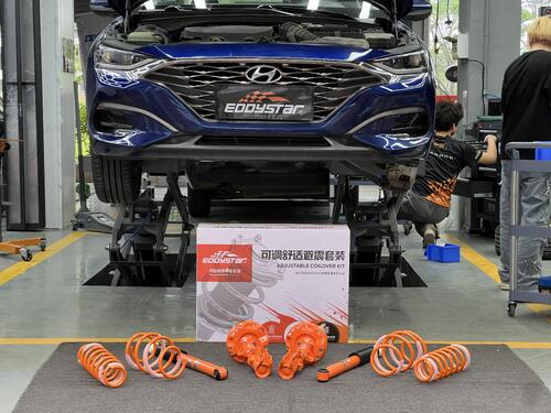kasus perusahaan terbaru tentang Hyundai Lafesta 1.6 + EDDY 2020 Peredam Kejut yang Dapat Disesuaikan｜ Kenyamanan &amp; Penanganan Super!