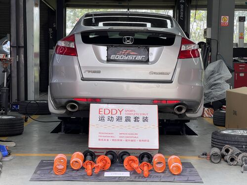 kasus perusahaan terbaru tentang 2013 Honda Accord Crosstour 2.4L Upgraded with EDDY Sport Shock Absorber Kit