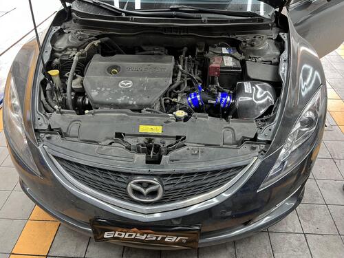 kasus perusahaan terbaru tentang Mazda 6 Ditingkatkan dengan EDDY Vortex Carbon Fiber Intake Box｜Peningkatan Daya · Vortex Essence