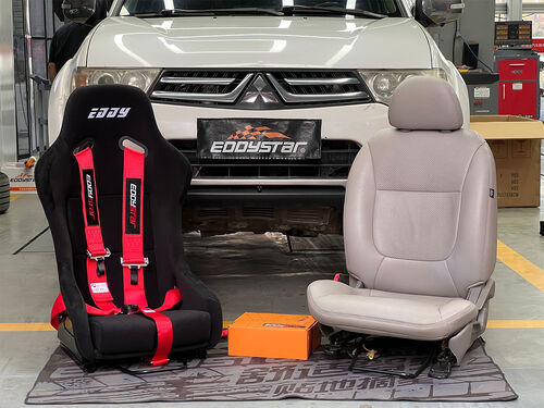 kasus perusahaan terbaru tentang 2015 Mitsubishi Pajero 3.0L Diperbarui dengan Kursi Balap EDDY