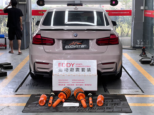 kasus perusahaan terbaru tentang 2018 BMW Seri 3 2.0T Diperbarui dengan Kit Ambor Shock EDDY Sport