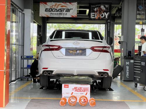 kasus perusahaan terbaru tentang 2020 Toyota Camry 2.0L upgraded with EDDY sport lowering springs, balancing handling and comfort