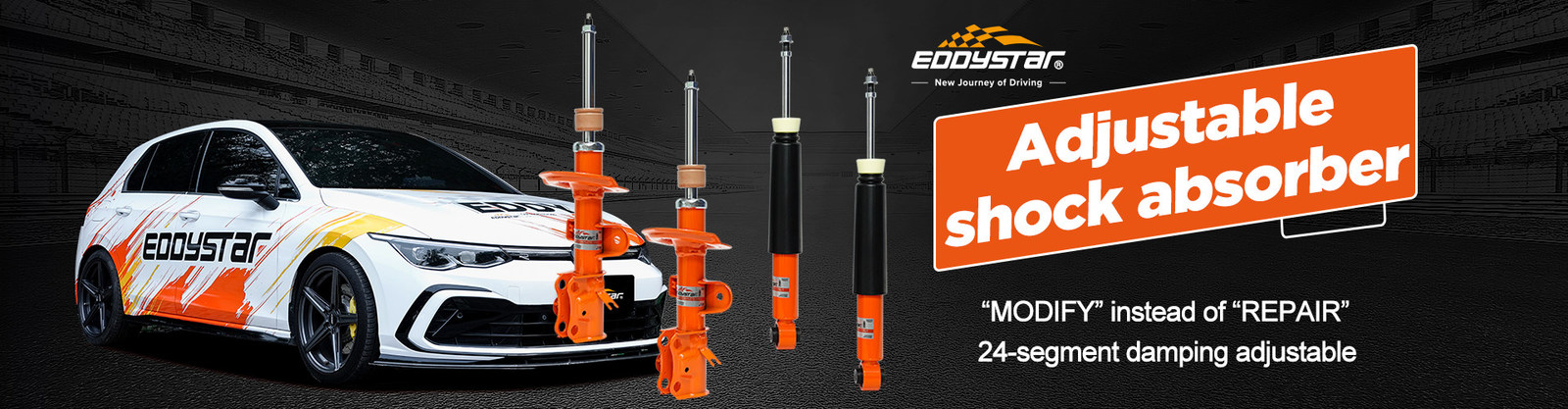 Strut Amp Shock Absorber yang dapat disesuaikan
