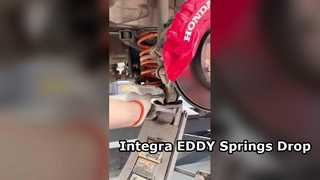 Honda Integra Diupgrade dengan EDDY Sport Short Springs