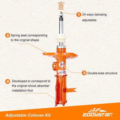 Golf V6 Mudah Mempertahankan Struts Dan Shocks Disesuaikan Struts Depan Penggantian