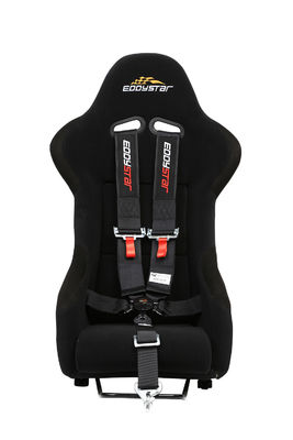 EDDYSTAR Nylon Lima Titik Sabuk Keamanan Hitam Warna Lima Titik Racing Harness