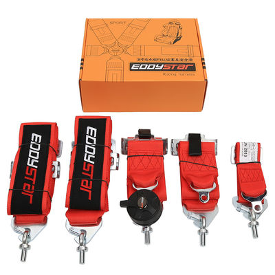 EDDYSTAR Seatbelt Balapan disesuaikan Mobil Balapan 5 Point Camlock Harness