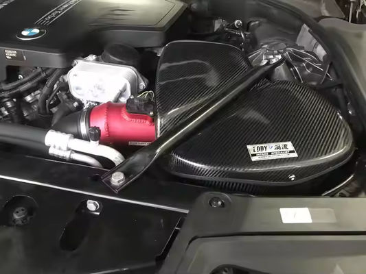 Air Intake Refitting High Flow Carbon Fiber Bellows untuk BMW Seri 5