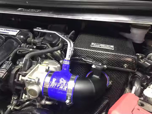 Resistensi Panas Serat Karbon Air Intake Mudah Pemasangan Untuk Honda Fit GK5