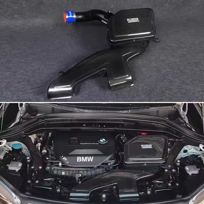 Kompak Mesin Serat Karbon Asupan Udara Dingin BMW Brilliance X1 Mengisolasi Panas Mesin
