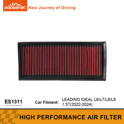 Mudah dibersihkan Filter Udara Aliran Tinggi LEADING IDEAL L6 Filter Panel Mobil