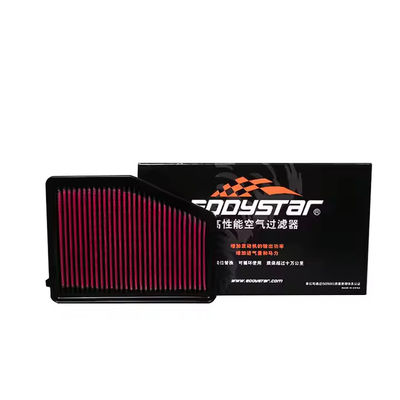 Air filter aliran tinggi yang bisa dicuci suku cadang mobil tahan lama untuk Honda Civic 1.8