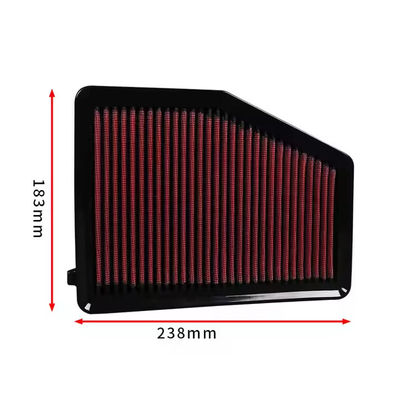 Air filter aliran tinggi yang bisa dicuci suku cadang mobil tahan lama untuk Honda Civic 1.8