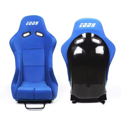 EDDYSTAR Luxury Blue Soft Bucket Racing Seat Kursi mobil balap yang disesuaikan