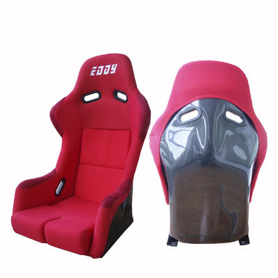 Carbon Fiber Racing Simulator Seat Peraturan Suhu Berwarna