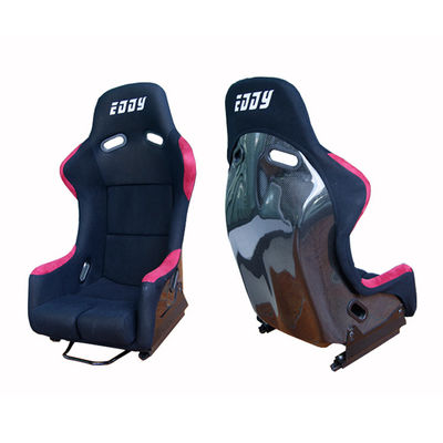 Carbon Fiber Racing Simulator Seat Peraturan Suhu Berwarna