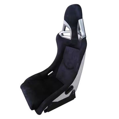 Outdoor Race Simulator Moving Bucket Kursi Balap Perak Abu-abu Mode awet