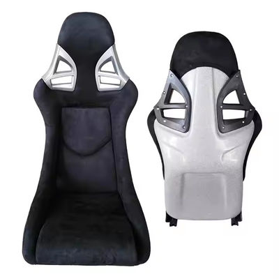 Outdoor Race Simulator Moving Bucket Kursi Balap Perak Abu-abu Mode awet