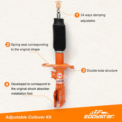 Mitsubishi Lancer Shock And Strut Kit yang dapat disesuaikan tahan kelelahan