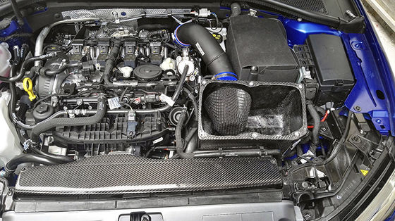 Audi S3 2.0 Serat Karbon Asupan Udara Meningkatkan Aliran Udara Bagian Mesin Otomotif