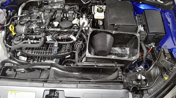 Audi S3 2.0 Serat Karbon Asupan Udara Meningkatkan Aliran Udara Bagian Mesin Otomotif