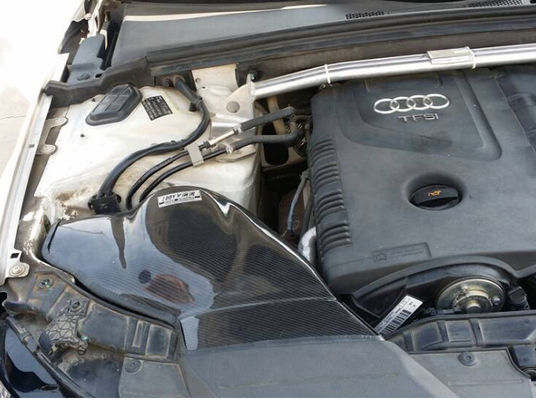 EDDYSTAR Aluminium Berkinerja Tinggi Serat Karbon Air Intake Efisiensi Tinggi Untuk Audi Q5