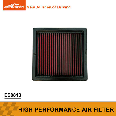 Filter Udara Berkinerja Tinggi Hitam Dan Merah Untuk Mitsubishi ES8818