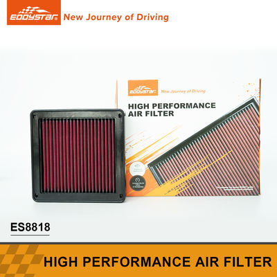 Filter Udara Berkinerja Tinggi Hitam Dan Merah Untuk Mitsubishi ES8818