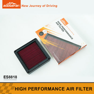 Filter Udara Berkinerja Tinggi Hitam Dan Merah Untuk Mitsubishi ES8818