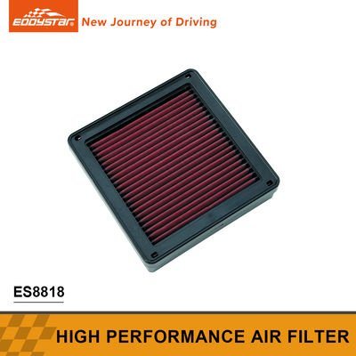 Filter Udara Berkinerja Tinggi Hitam Dan Merah Untuk Mitsubishi ES8818