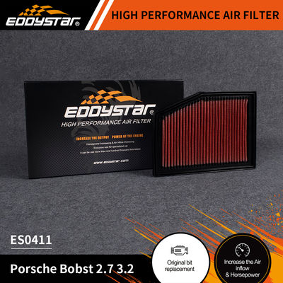 Filter Udara Aliran Tinggi EDDYSTAR untuk Porsche Bobst 2.7 3.2 dengan Umur Filter Hingga 60.000 Mil dan Nomor OE ES0411