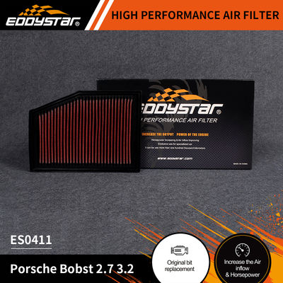 Filter Udara Aliran Tinggi EDDYSTAR untuk Porsche Bobst 2.7 3.2 dengan Umur Filter Hingga 60.000 Mil dan Nomor OE ES0411