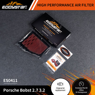 Filter Udara Aliran Tinggi EDDYSTAR untuk Porsche Bobst 2.7 3.2 dengan Umur Filter Hingga 60.000 Mil dan Nomor OE ES0411