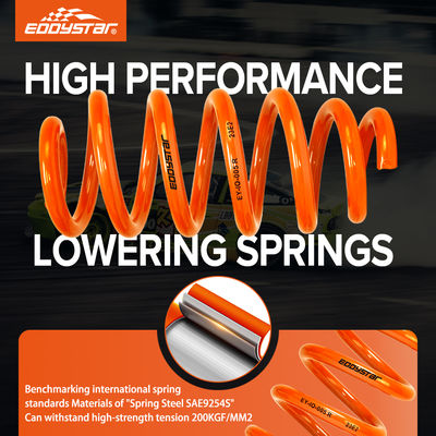 EDDYSTAR Precision-Engineered Lowering Spring Kit Set dari 4 dengan 15% lebih kaku di bagian belakang dan 20% lebih kaku di bagian depan untuk Mercedes Benz C180/C200 2015-2020